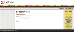 Desktop Screenshot of intranet.laroche.edu